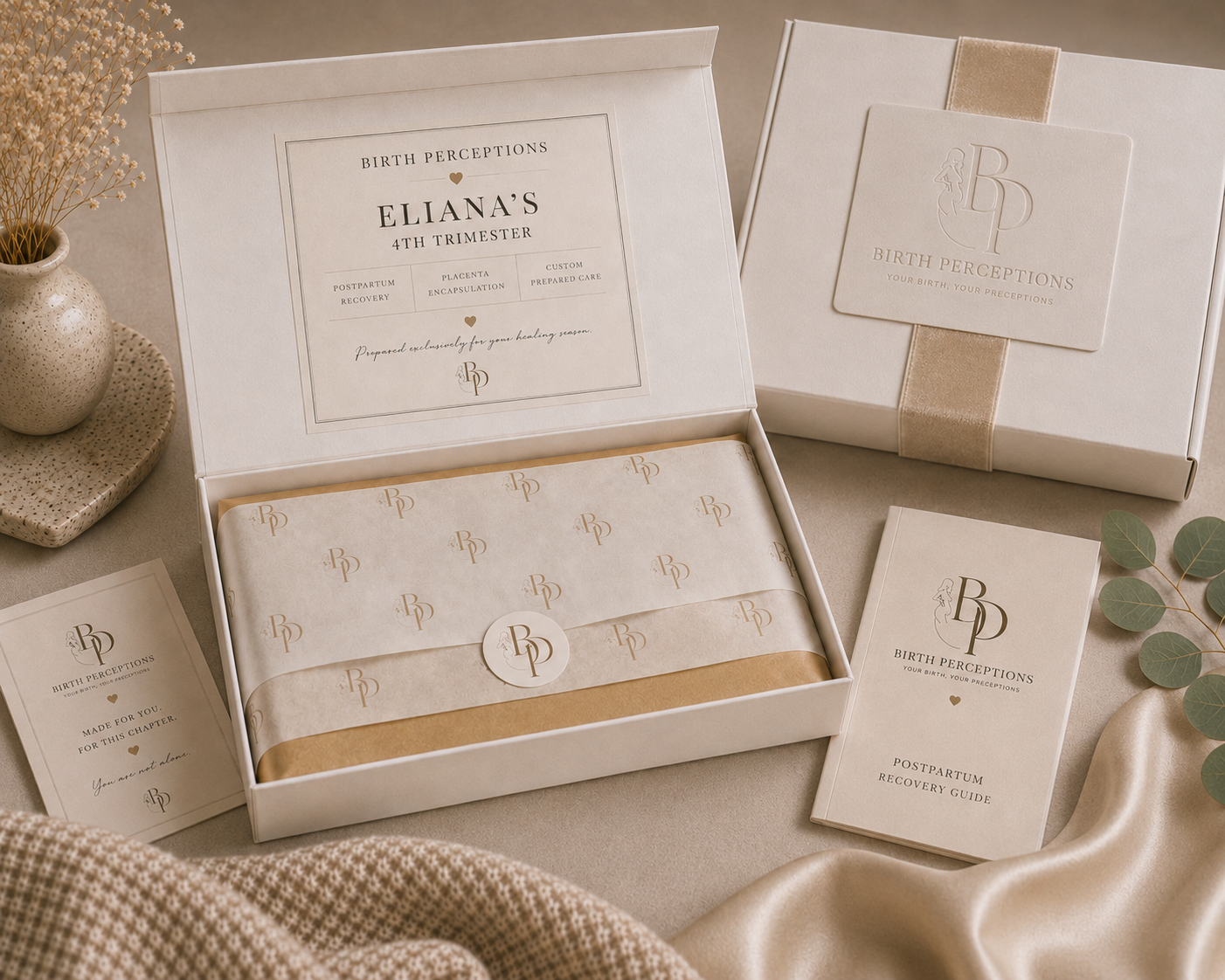 Birth Perceptions luxury 4th trimester gift box