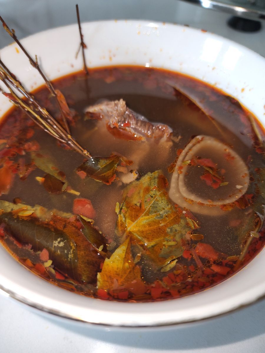 Mineral-rich bone broth